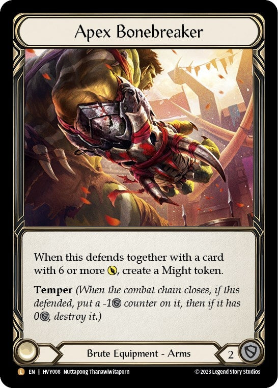 Image for Apex Bonebreaker (HVY008) (Heavy Hitters) - Flesh and Blood TCG