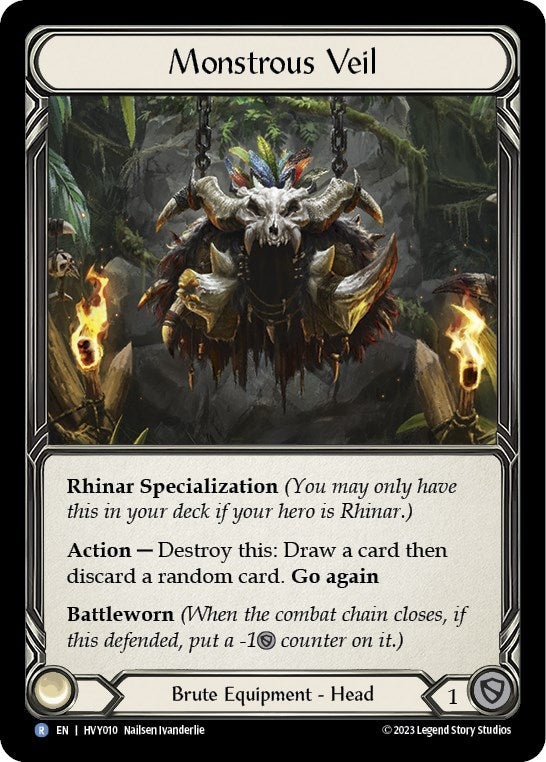 Image for Monstrous Veil (HVY010) (Heavy Hitters) - Flesh and Blood TCG