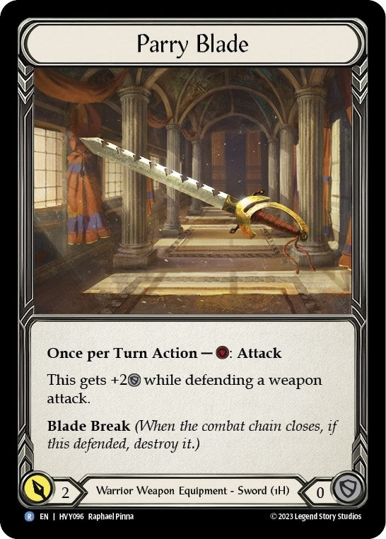 Image for Parry Blade (HVY096) (Heavy Hitters) - Flesh and Blood TCG