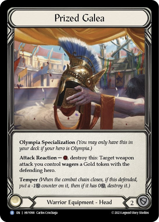 Image for Prized Galea (HVY098) (Heavy Hitters) - Flesh and Blood TCG