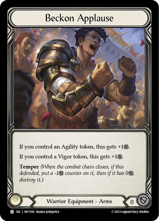 Image for Beckon Applause (HVY100) (Heavy Hitters) - Flesh and Blood TCG