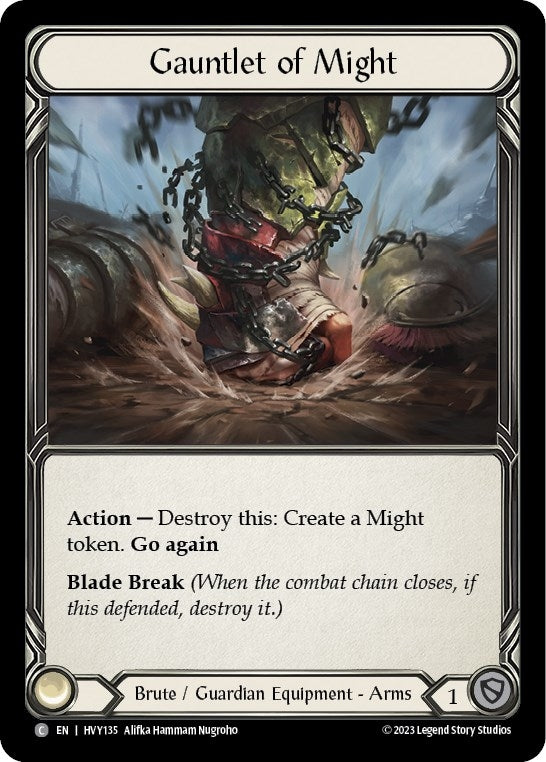 Image for Gauntlet of Might (HVY135) (Heavy Hitters) - Flesh and Blood TCG
