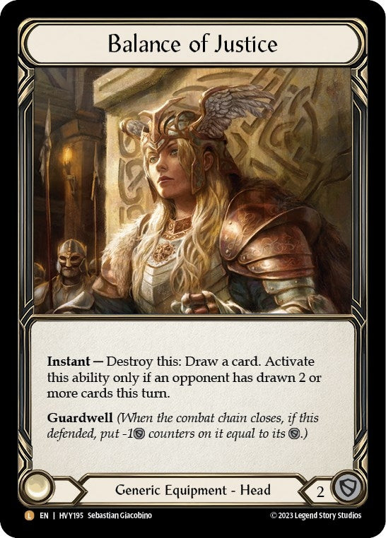 Image for Balance of Justice (HVY195) (Heavy Hitters) - Flesh and Blood TCG