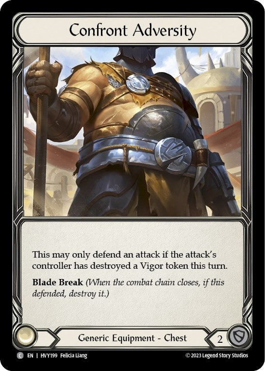 Image for Confront Adversity (HVY199) (Heavy Hitters) - Flesh and Blood TCG