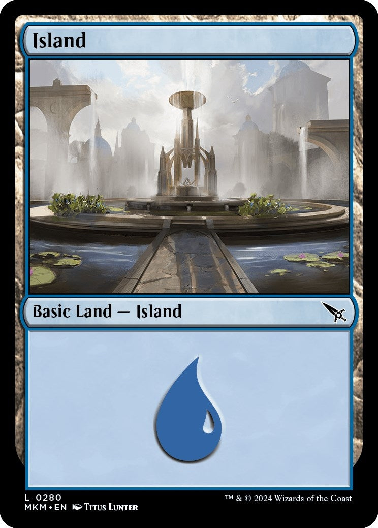Image for Island (0280) (280) (Murders at Karlov Manor) - Magic: The Gathering