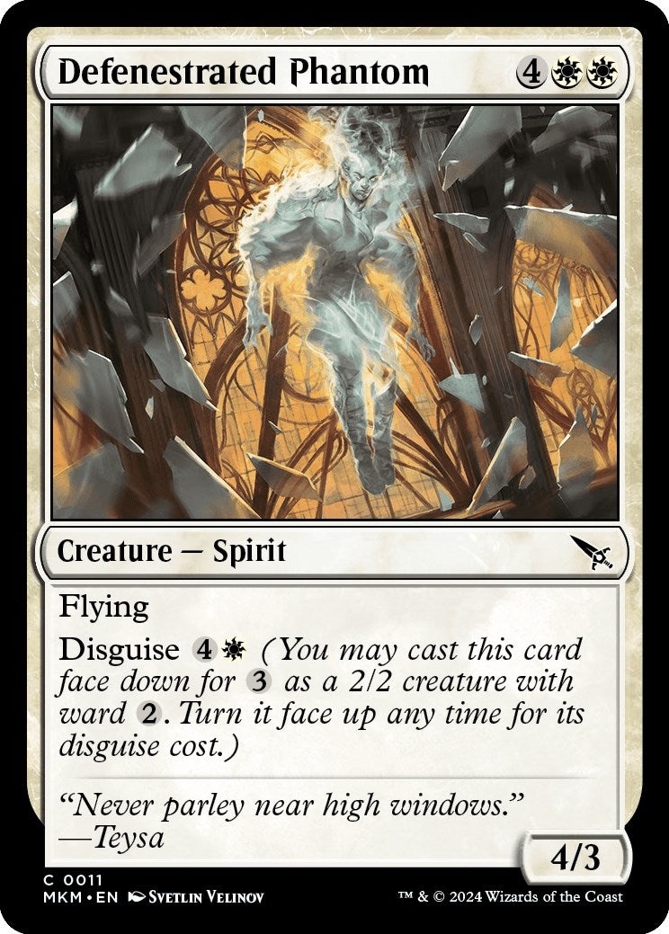 Image for Defenestrated Phantom (11) (Murders at Karlov Manor) - Magic: The Gathering