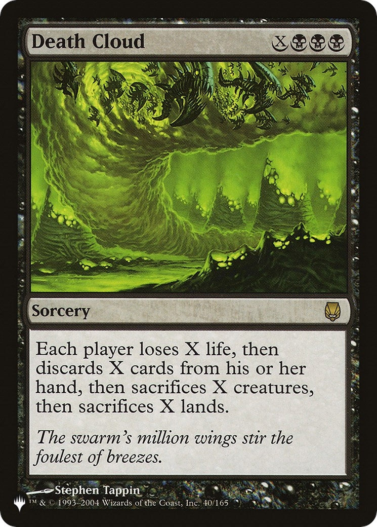 Death Cloud (40/165) (The List Reprints) (LIST)