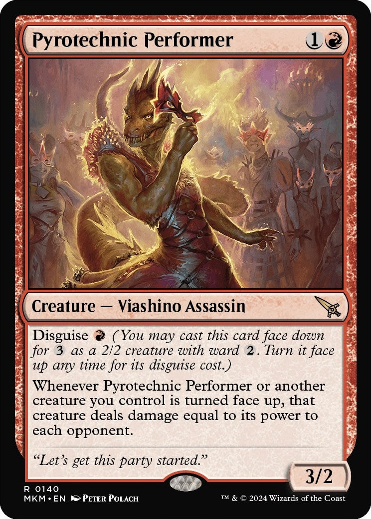 Image for Pyrotechnic Performer (140) (Murders at Karlov Manor) - Magic: The Gathering
