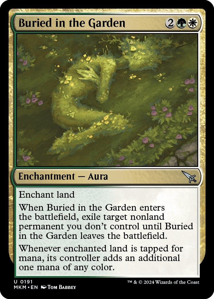 Image for Buried in the Garden (191) (Murders at Karlov Manor) - Magic: The Gathering