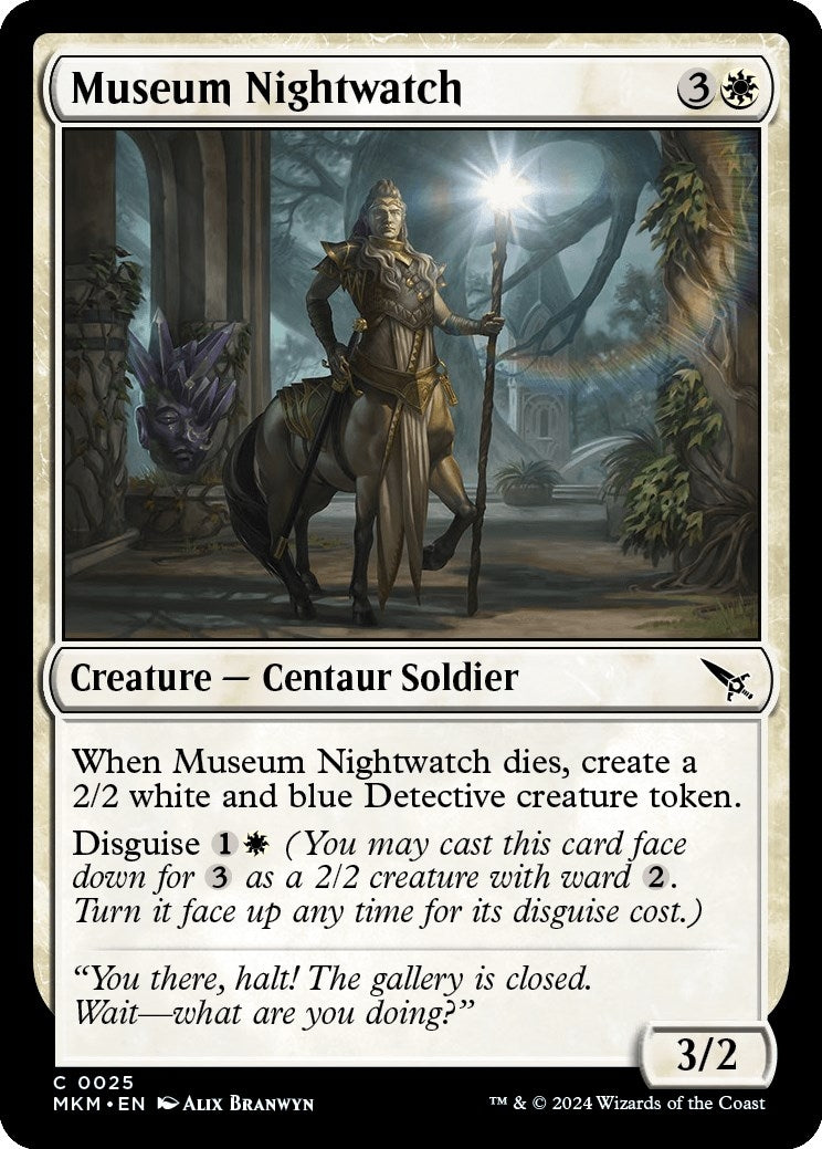 Image for Museum Nightwatch (25) (Murders at Karlov Manor) - Magic: The Gathering