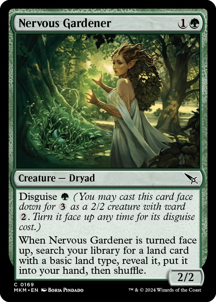 Image for Nervous Gardener (169) (Murders at Karlov Manor) - Magic: The Gathering