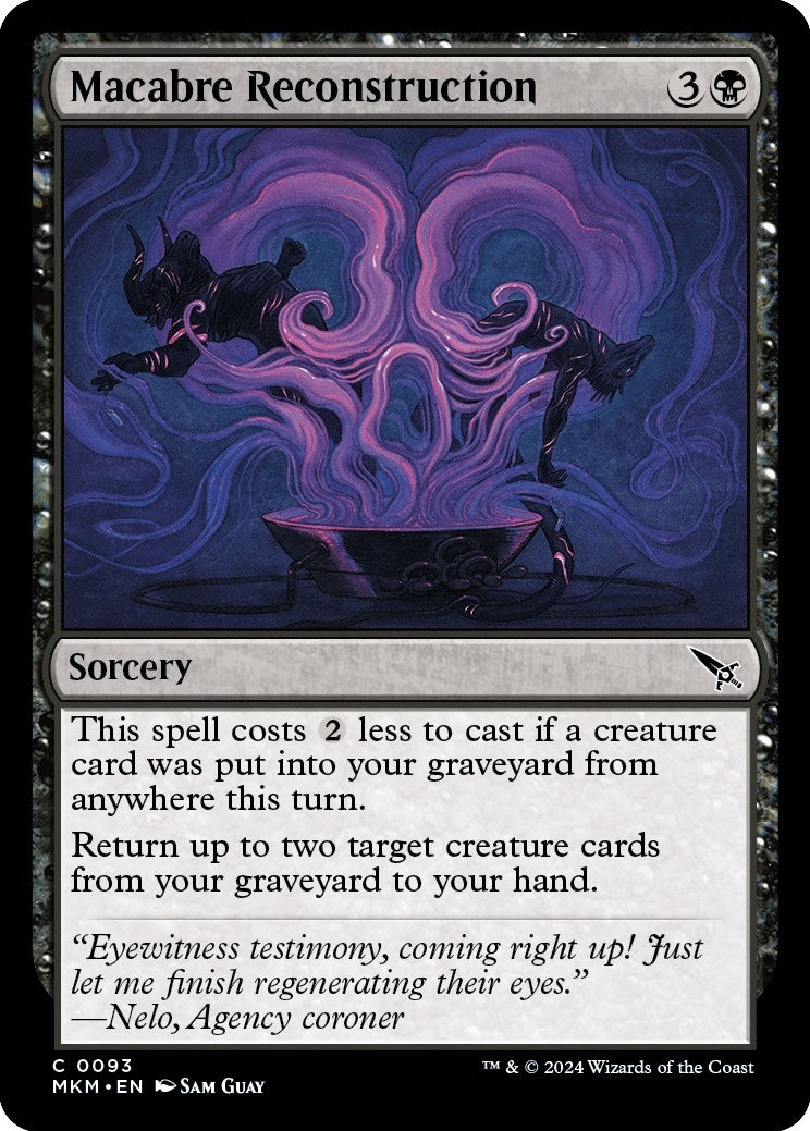Image for Macabre Reconstruction (93) (Murders at Karlov Manor) - Magic: The Gathering