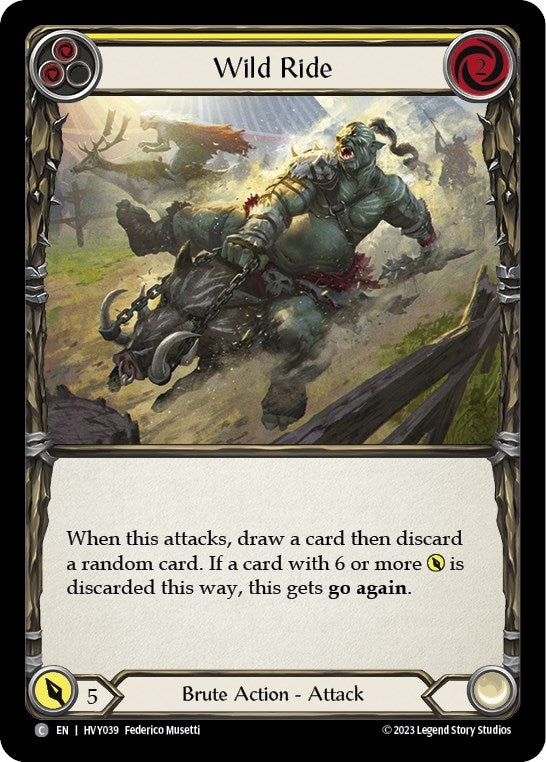 Wild Ride (Yellow) (HVY039) (Heavy Hitters)