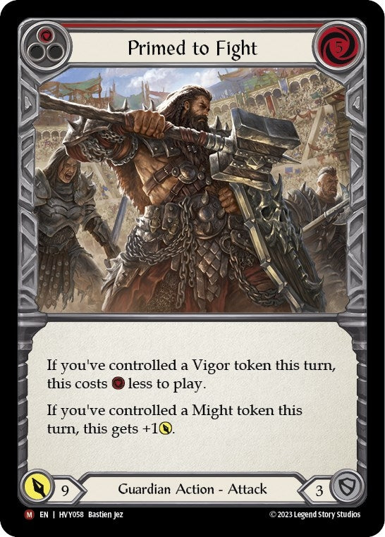Image for Primed to Fight (HVY058) (Heavy Hitters) - Flesh and Blood TCG