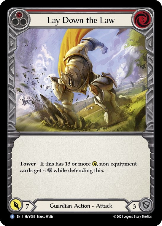 Image for Lay Down the Law (HVY063) (Heavy Hitters) - Flesh and Blood TCG