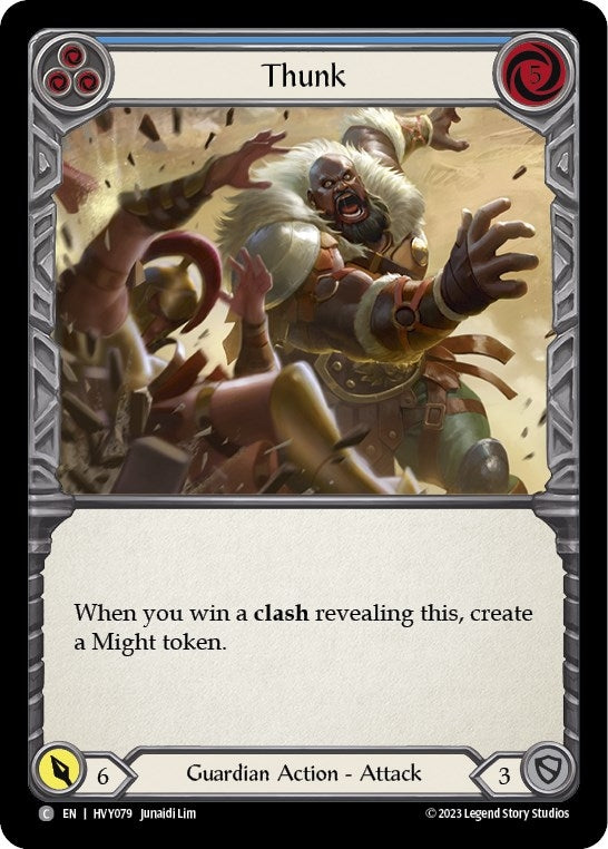 Image for Thunk (Blue) (HVY079) (Heavy Hitters) - Flesh and Blood TCG