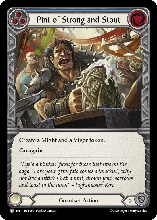 Image for Pint of Strong and Stout (HVY089) (Heavy Hitters) - Flesh and Blood TCG