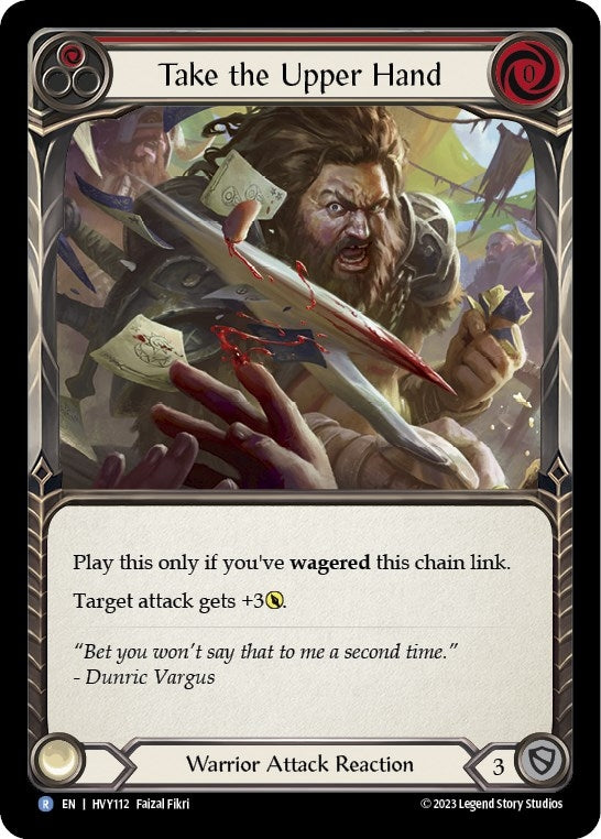 Image for Take the Upper Hand (Red) (HVY112) (Heavy Hitters) - Flesh and Blood TCG