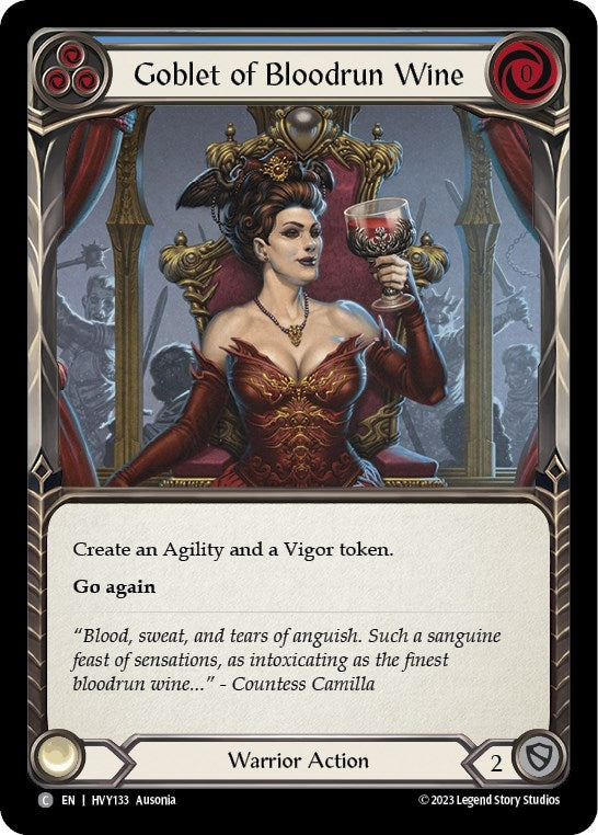Image for Goblet of Bloodrun Wine (HVY133) (Heavy Hitters) - Flesh and Blood TCG