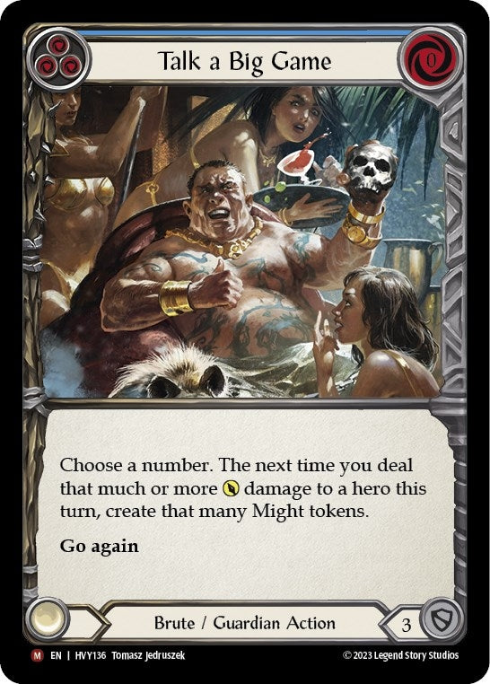 Image for Talk a Big Game (HVY136) (Heavy Hitters) - Flesh and Blood TCG