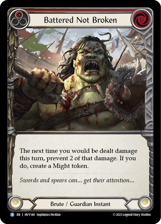 Image for Battered Not Broken (HVY140) (Heavy Hitters) - Flesh and Blood TCG