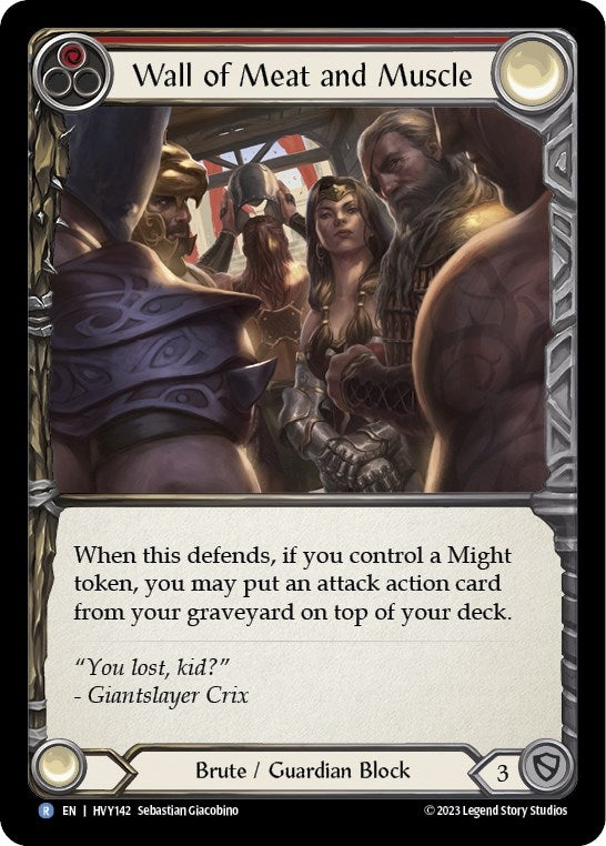 Image for Wall of Meat and Muscle (HVY142) (Heavy Hitters) - Flesh and Blood TCG