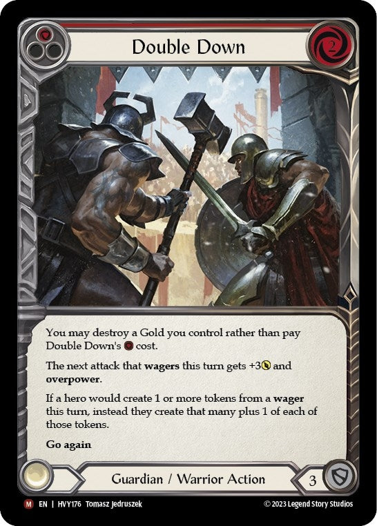 Image for Double Down (HVY176) (Heavy Hitters) - Flesh and Blood TCG