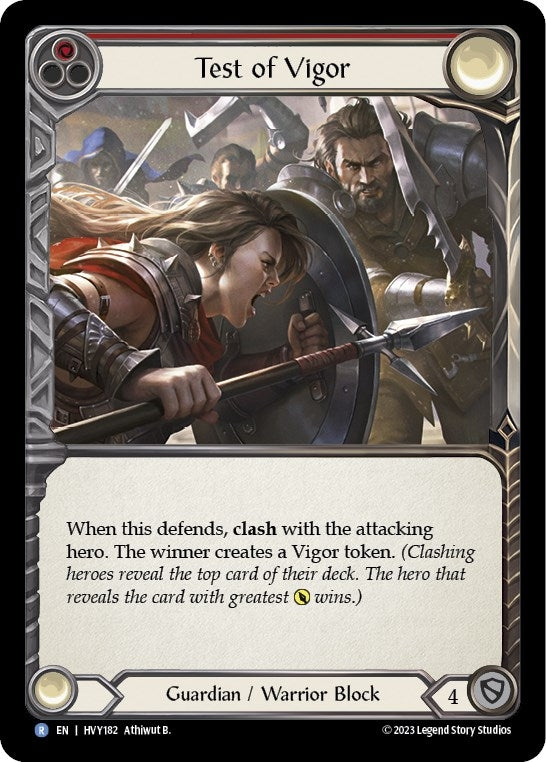 Image for Test of Vigor (HVY182) (Heavy Hitters) - Flesh and Blood TCG