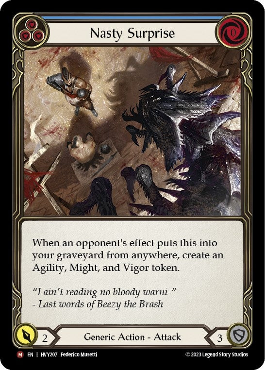 Image for Nasty Surprise (HVY207) (Heavy Hitters) - Flesh and Blood TCG