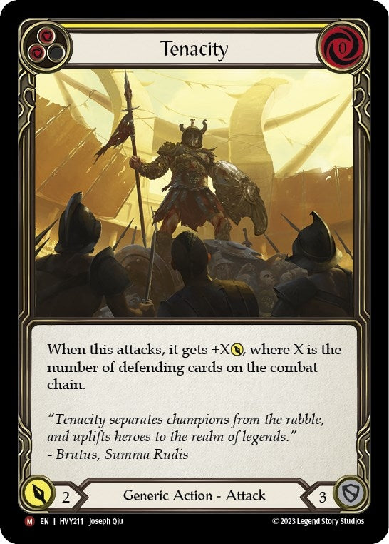 Image for Tenacity (HVY211) (Heavy Hitters) - Flesh and Blood TCG