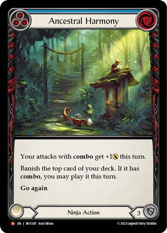 Image for Ancestral Harmony (HVY247) (Heavy Hitters) - Flesh and Blood TCG