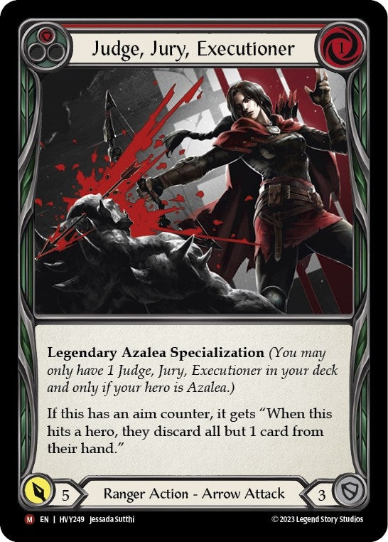 Image for Judge, Jury, Executioner (HVY249) (Heavy Hitters) - Flesh and Blood TCG