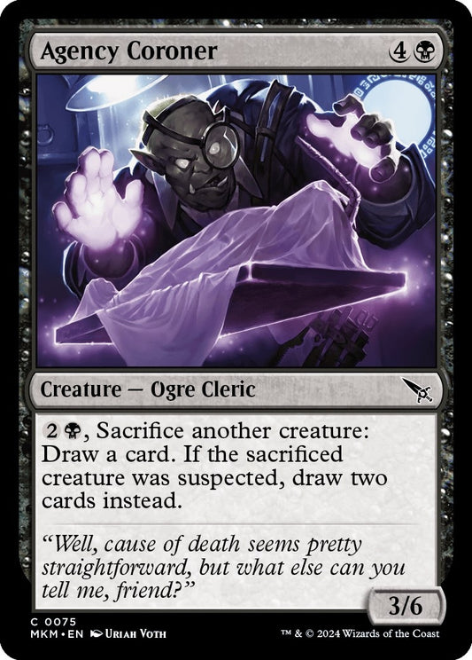 Image for Agency Coroner (75) (Murders at Karlov Manor) - Magic: The Gathering