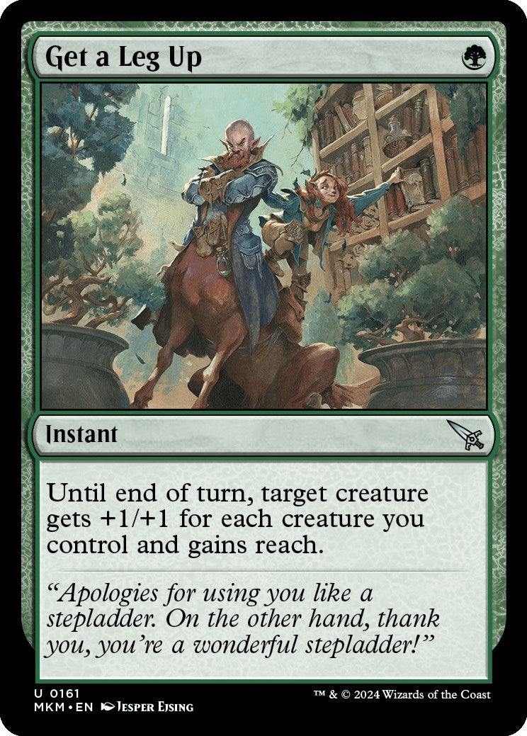 Image for Get a Leg Up (161) (Murders at Karlov Manor) - Magic: The Gathering