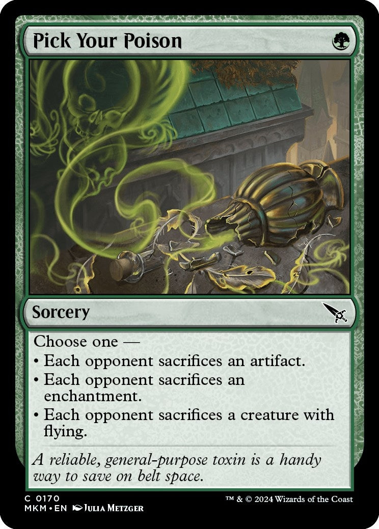 Pick Your Poison (170) (Murders at Karlov Manor)