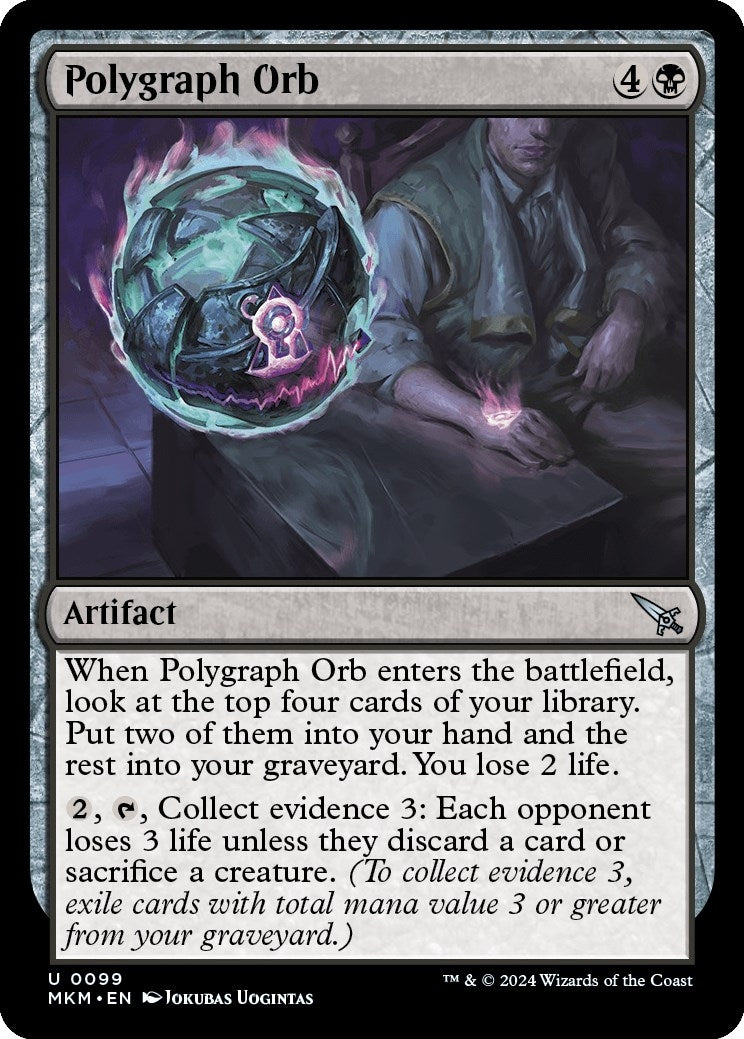 Image for Polygraph Orb (99) (Murders at Karlov Manor) - Magic: The Gathering