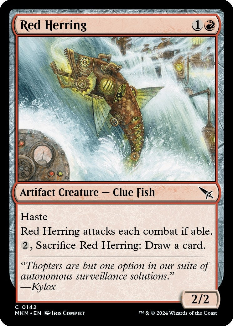 Image for Red Herring (142) (Murders at Karlov Manor) - Magic: The Gathering
