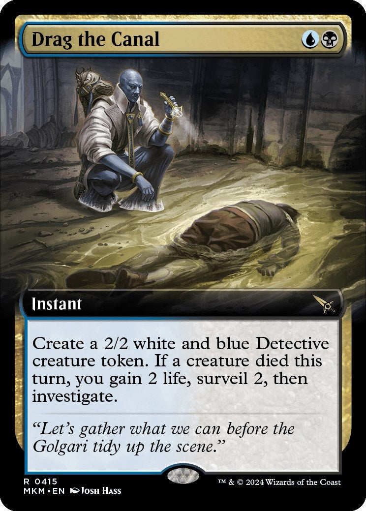 Image for Drag the Canal (Extended Art) (415) (Murders at Karlov Manor) - Magic: The Gathering