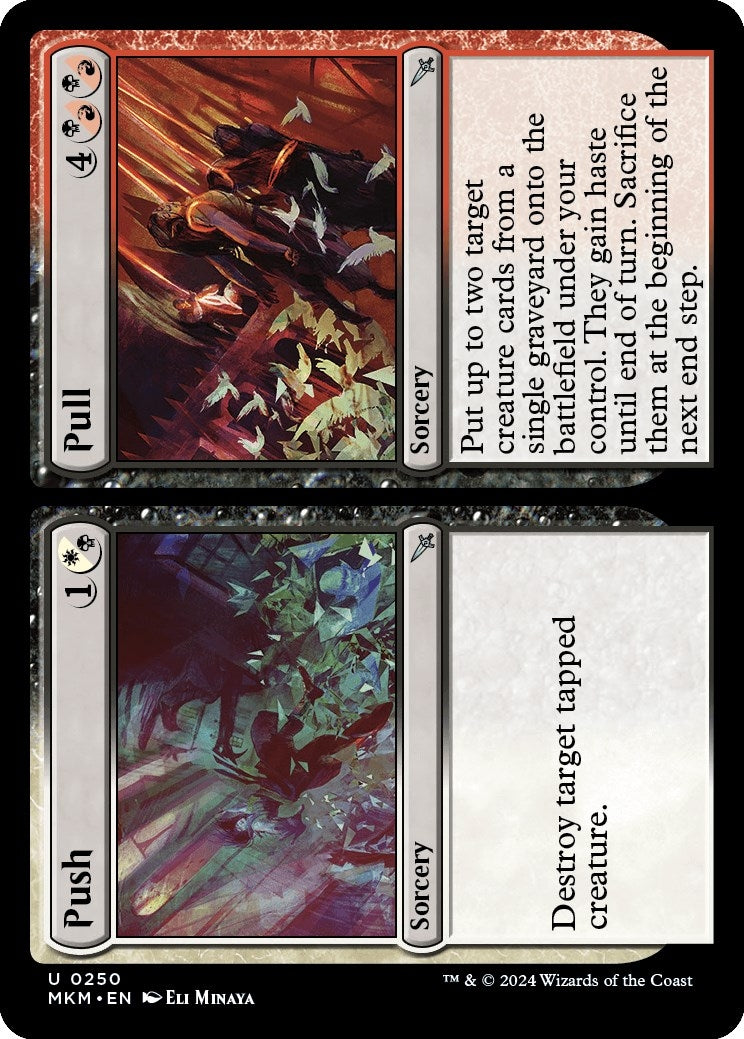 Image for Push // Pull (250) (Murders at Karlov Manor) - Magic: The Gathering