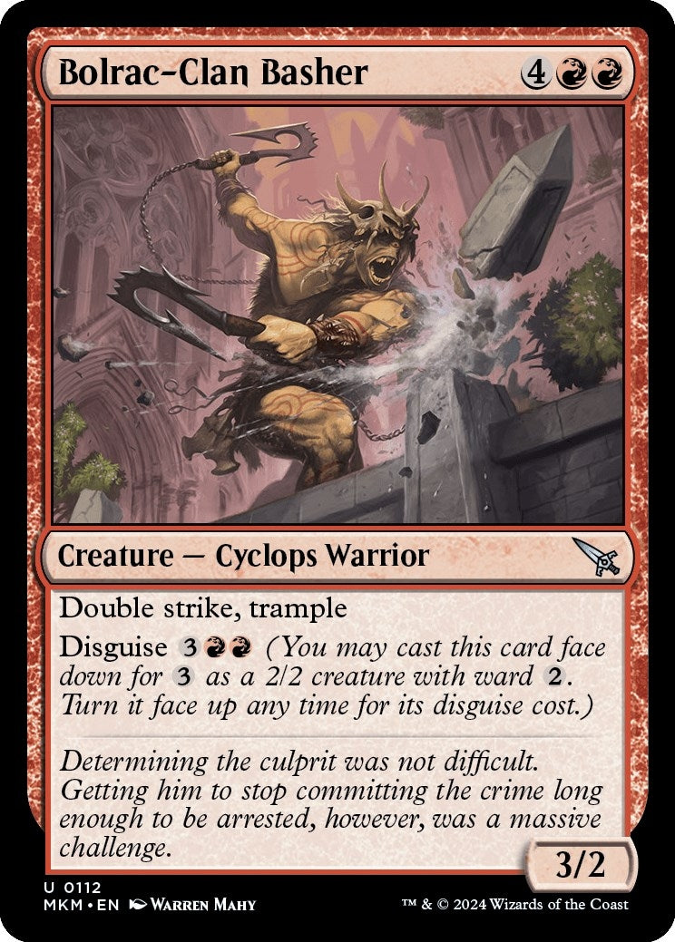 Image for Bolrac-Clan Basher (112) (Murders at Karlov Manor) - Magic: The Gathering