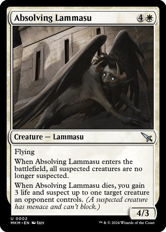 Image for Absolving Lammasu (2) (Murders at Karlov Manor) - Magic: The Gathering
