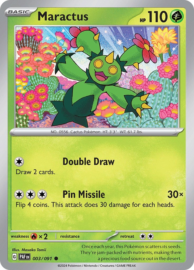 Image for Maractus (003/091) (SV: Paldean Fates) - Pokemon