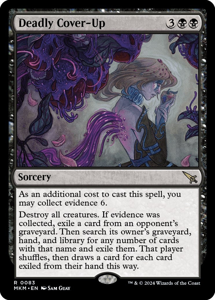 Image for Deadly Cover-Up (83) (Murders at Karlov Manor) - Magic: The Gathering