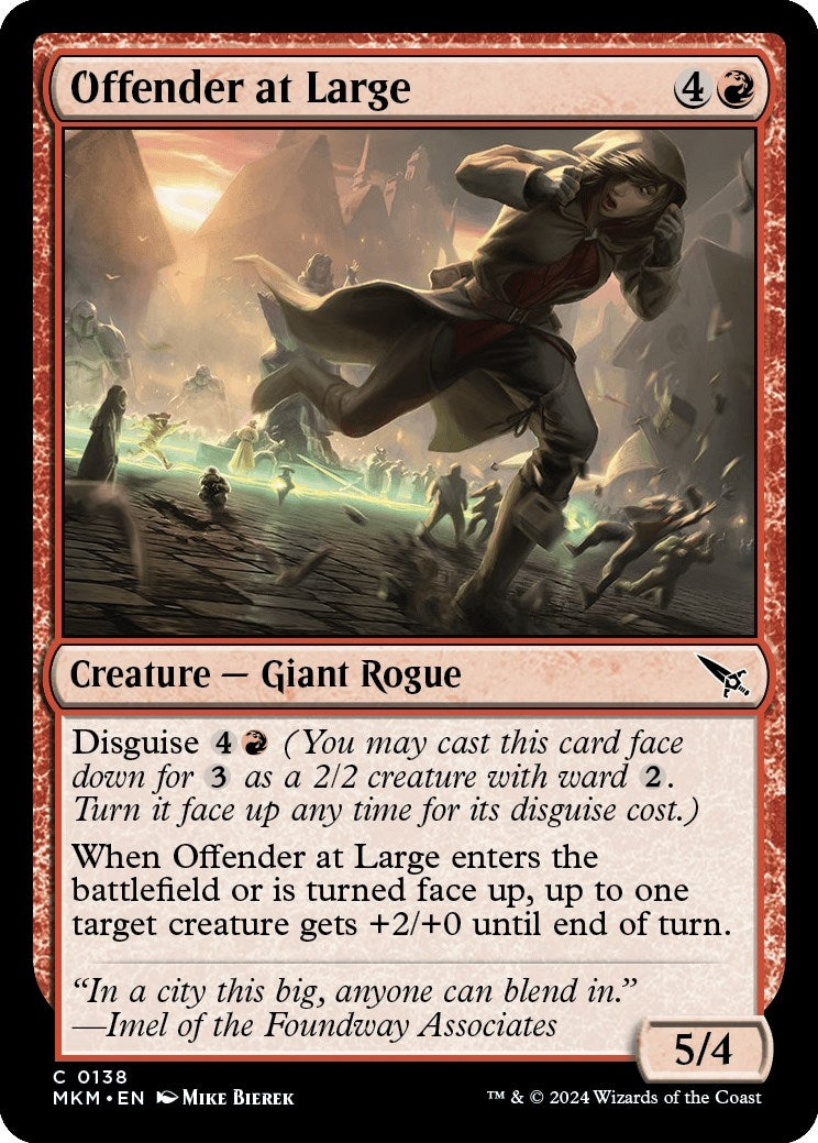 Image for Offender at Large (138) (Murders at Karlov Manor) - Magic: The Gathering