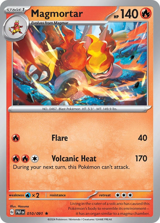 Image for Magmortar (010/091) (SV: Paldean Fates) - Pokemon