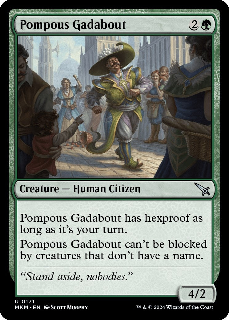 Image for Pompous Gadabout (171) (Murders at Karlov Manor) - Magic: The Gathering