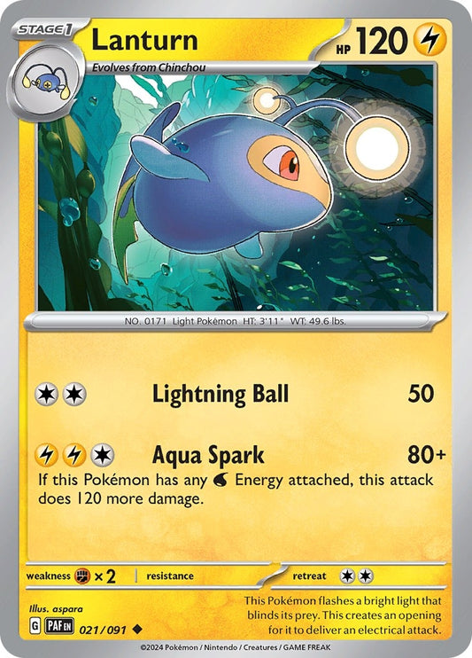 Lanturn (021/091) (SV: Paldean Fates)