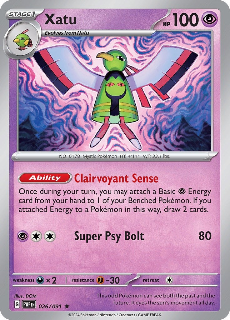 Xatu (026/091) (SV: Paldean Fates)