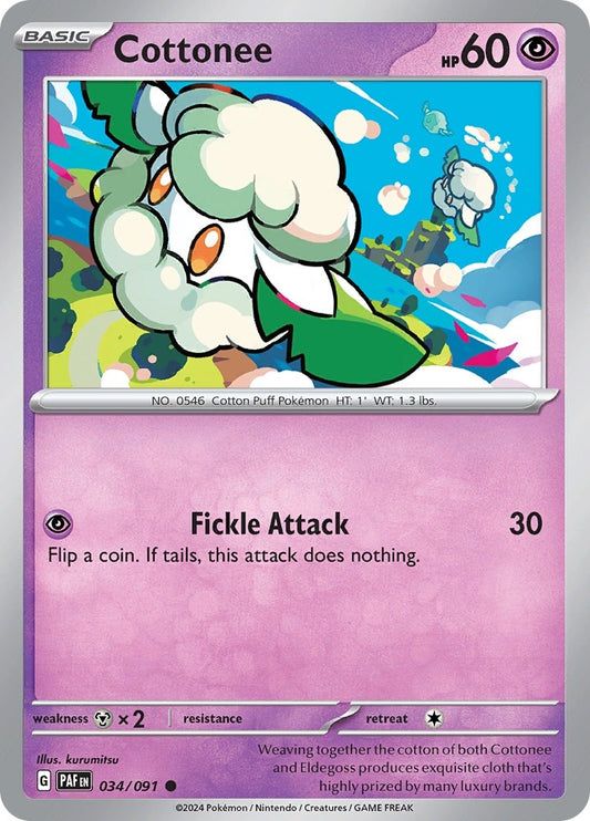Cottonee (034/091) (SV: Paldean Fates)