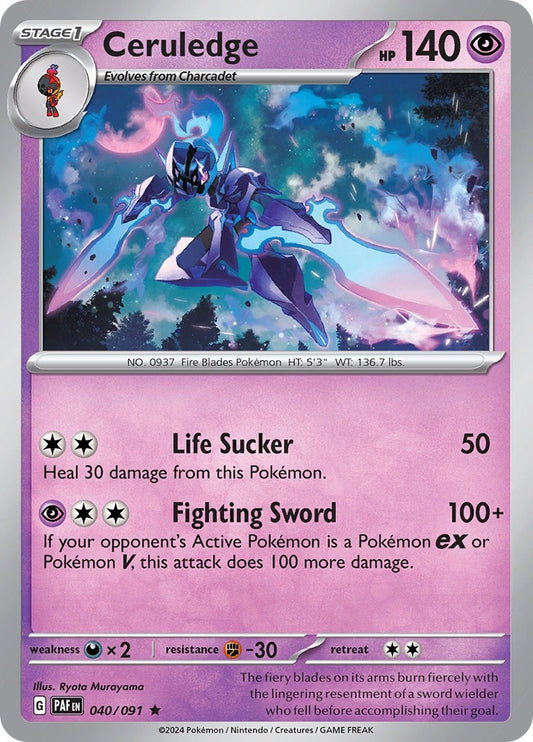 Ceruledge (040/091) (SV: Paldean Fates)